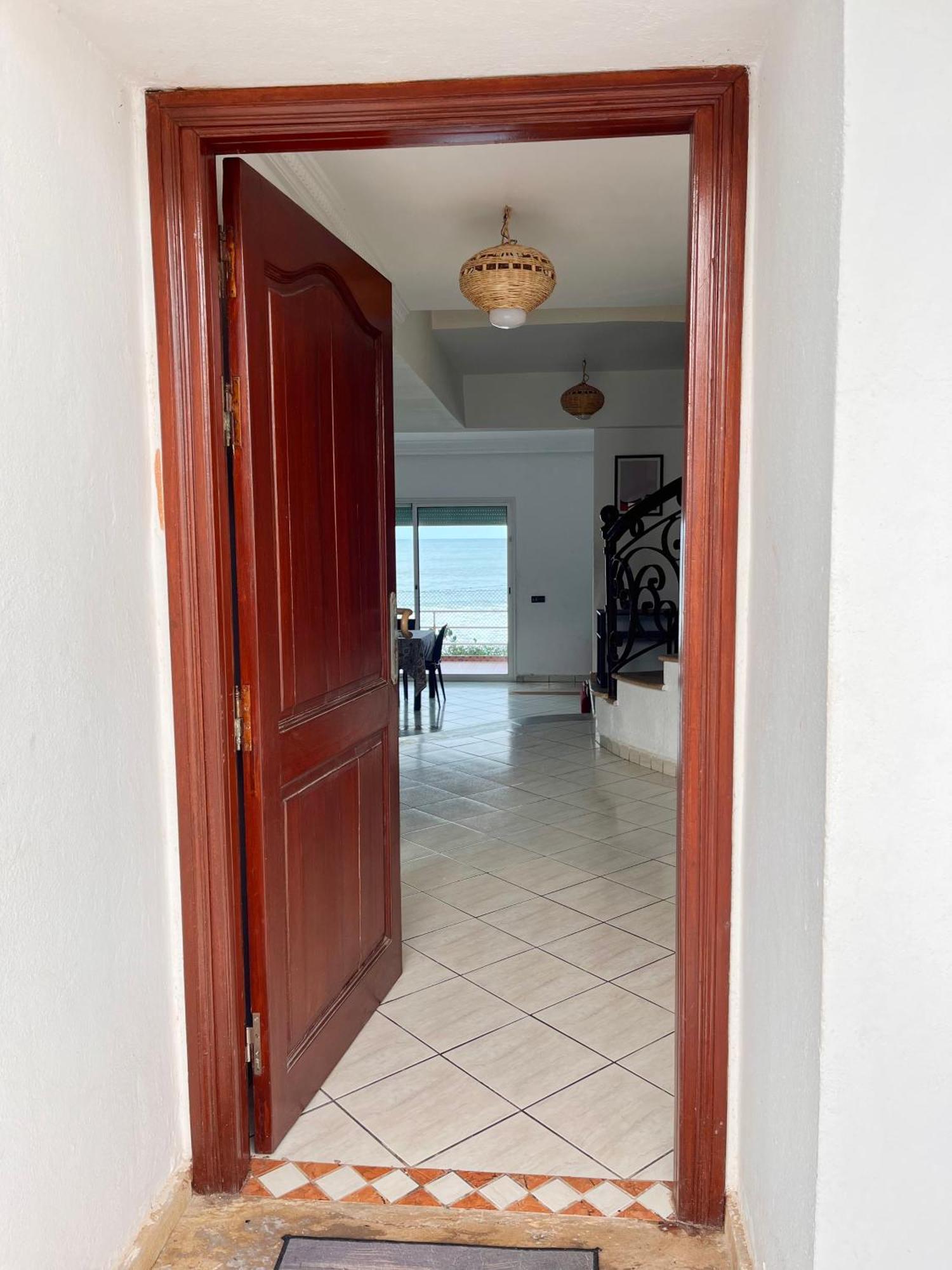 Splendid Beachfront Villa In Sidi Bouzid Beach With Pool Douar Ourlali Eksteriør billede