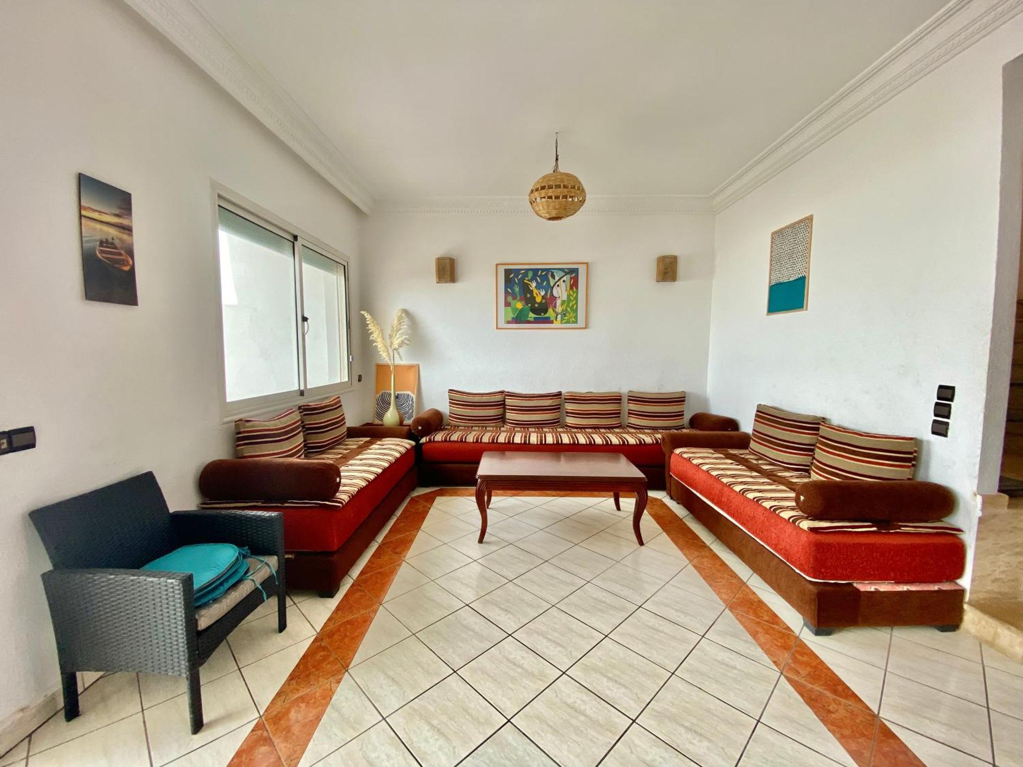 Splendid Beachfront Villa In Sidi Bouzid Beach With Pool Douar Ourlali Eksteriør billede